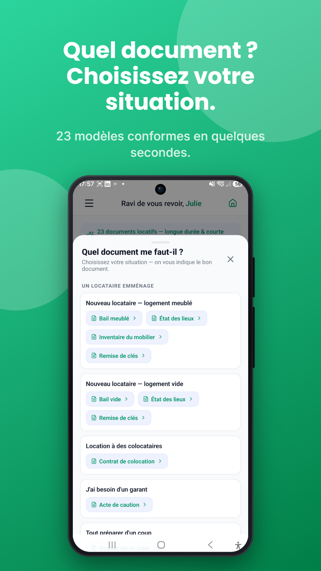 Trouveur : quel document me faut-il ?