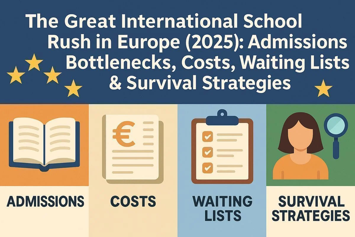 La ruée vers les écoles internationales en Europe : admissions, listes d'attente, explosion des frais — le guide vérité 2025
