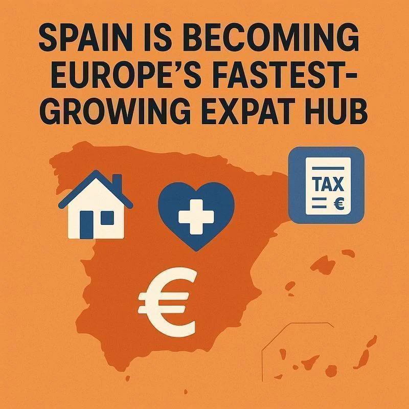 Spain 2025: Why Expats Are Arriving 20x Faster Than Locals – Housing, Healthcare, Taxes: What Changes